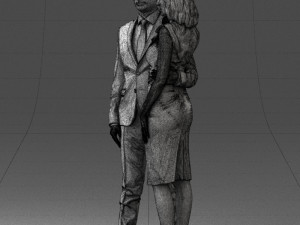 000102 Elegant Couple in Formal Attire 0109 3dp 3D Принт Модель