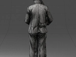000101 Elderly Couple Embracing 0105 3dp 3D Print Model