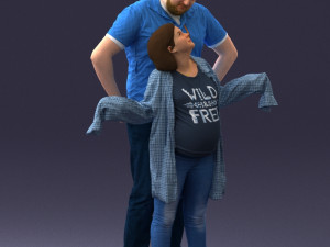 000091 Loving Couple 1113 Model 3D