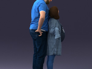 000091 Loving Couple 1113 Model 3D