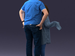 000091 Loving Couple 1113 Model 3D