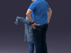 000091 Loving Couple 1113 Model 3D