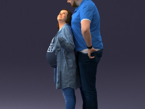 000091 Loving Couple 1113 Model 3D