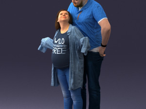 000091 Loving Couple 1113 Model 3D