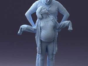 000091 Loving Couple 1113 3D Model