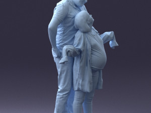 000091 Loving Couple 1113 Model 3D