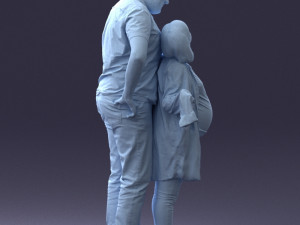000091 Loving Couple 1113 Model 3D
