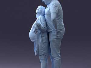 000091 Loving Couple 1113 Model 3D