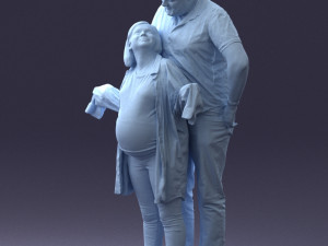 000091 Loving Couple 1113 Model 3D