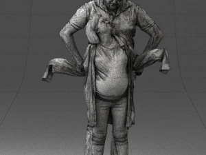 000091 Loving Couple 1113 3D Model