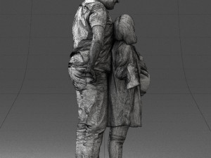 000091 Loving Couple 1113 Model 3D