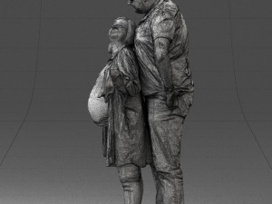 000091 Loving Couple 1113 Model 3D