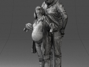 000091 Loving Couple 1113 Model 3D