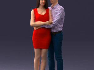 casal de beleza 0525 Modelo 3D