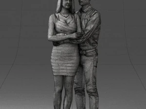 casal de beleza 0525 Modelo 3D
