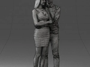 casal de beleza 0525 Modelo 3D