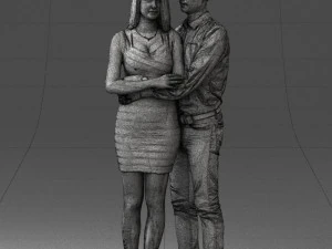 casal de beleza 0525 Modelo 3D