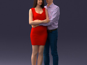 beauty couple 0525 3d print ready 3D Print Model