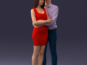beauty couple 0525 3d print ready 3D Print Model