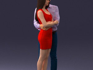 beauty couple 0525 3d print ready 3D Print Model