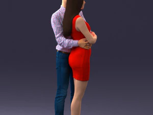 beauty couple 0525 3d print ready 3D Print Model