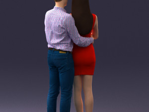 beauty couple 0525 3d print ready 3D Print Model