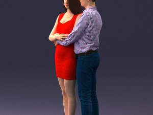 beauty couple 0525 3d print ready 3D Print Model