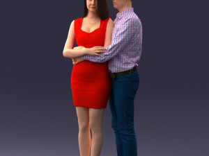 beauty couple 0525 3d print ready 3D Print Model