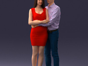 beauty couple 0525 3d print ready 3D Print Model