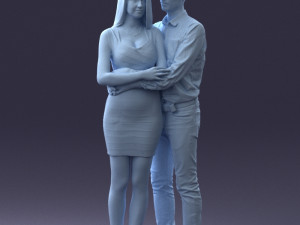 beauty couple 0525 3d print ready 3D Print Model