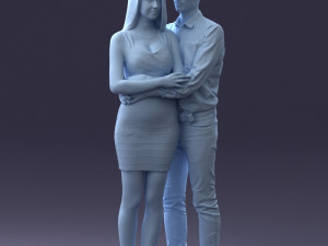 beauty couple 0525 3d print ready 3D Print Model