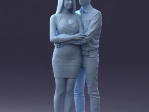 beauty couple 0525 3d print ready 3D Print Model