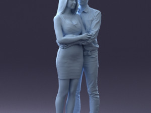 beauty couple 0525 3d print ready 3D Print Model