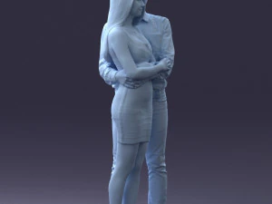 beauty couple 0525 3d print ready 3D Print Model