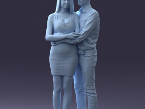 beauty couple 0525 3d print ready 3D Print Model