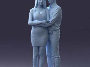 beauty couple 0525 3d print ready 3D Print Model