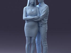 beauty couple 0525 3d print ready 3D Print Model