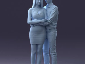 beauty couple 0525 3d print ready 3D Print Model