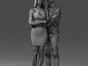 beauty couple 0525 3d print ready 3D Print Model