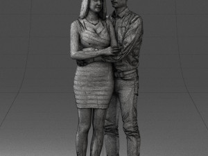 beauty couple 0525 3d print ready 3D Print Model