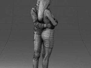 beauty couple 0525 3d print ready 3D Print Model