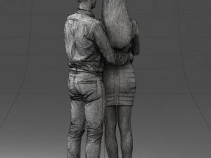 beauty couple 0525 3d print ready 3D Print Model