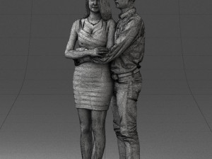 beauty couple 0525 3d print ready 3D Print Model