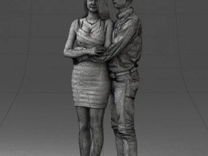 beauty couple 0525 3d print ready 3D Print Model