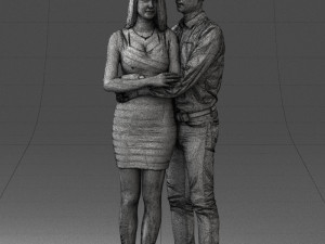beauty couple 0525 3d print ready 3D Print Model