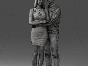 beauty couple 0525 3d print ready 3D Print Model