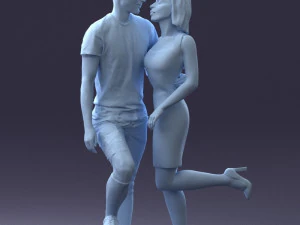 000103 A Romantic Sports Moment 0116 3D Model