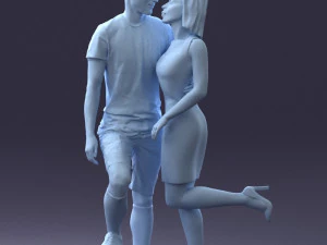 000103 A Romantic Sports Moment 0116 3D Model