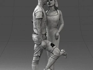 000103 A Romantic Sports Moment 0116 3D Model