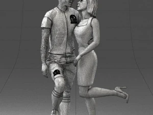 000103 A Romantic Sports Moment 0116 3D Model
